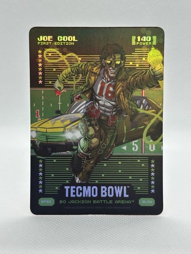 2026 Bo Jackson Battle Arena Tecmo Bowl Joe Cool Montana GLOW Battlefoil BF62