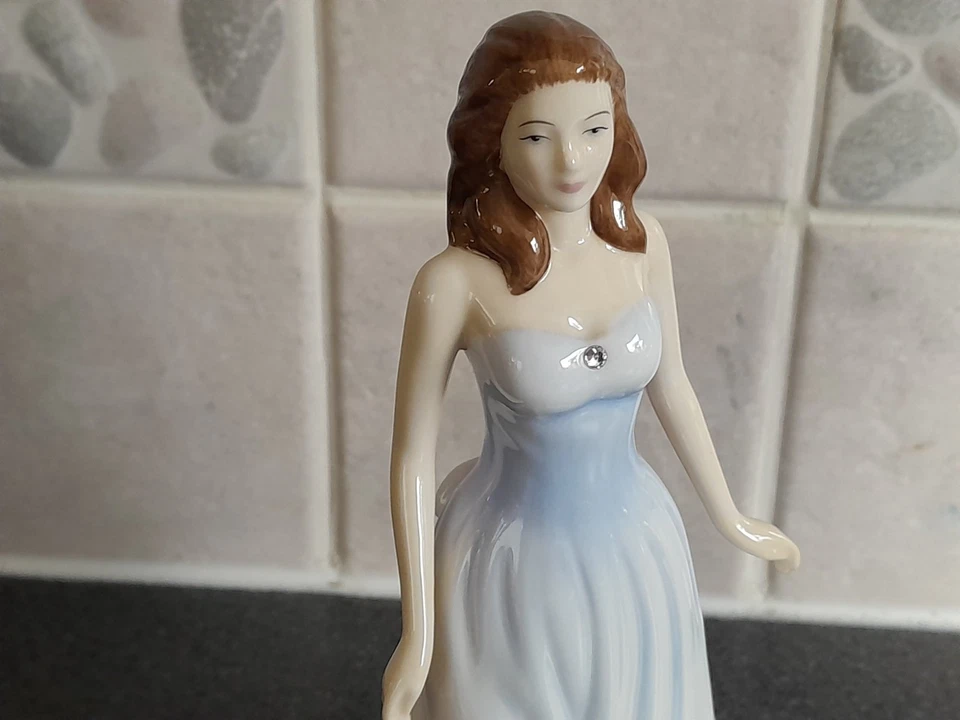 Royal Doulton - The Gemstone Collection - April Diamond figurine - immaculate - Image 4 of 4