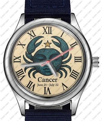 Star Sign Cancer #3 Trendy 38mm Face Wrist Watch
