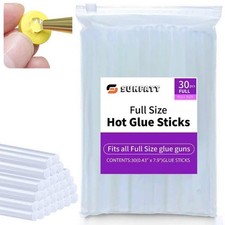 Full Size Hot Glue Sticks,(30 Pcs) 8" x 0.43" Glue Sticks Perfect for Hot Glu... 0.63 per gallon