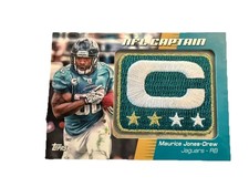 2012 Topps Football NFL Captain's Patch Maurice Jones-Drew NCP-MJD Jaguars