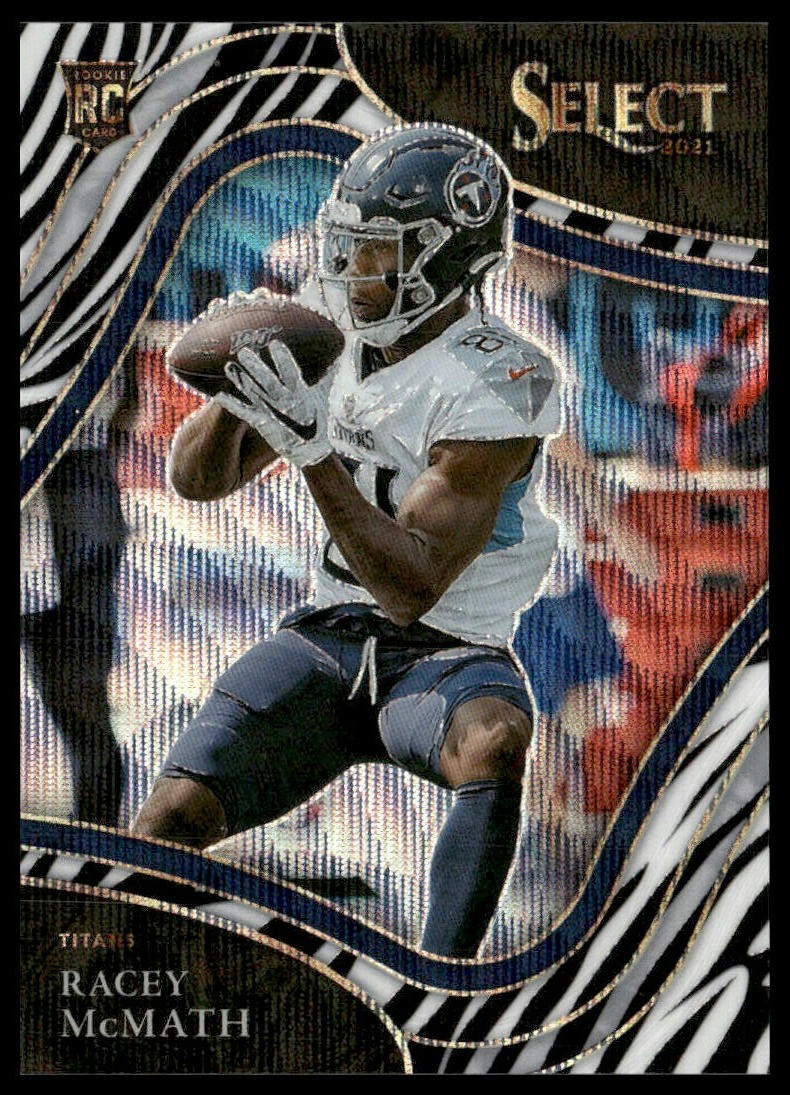 Racey McMath Panini Select #396 Zebra