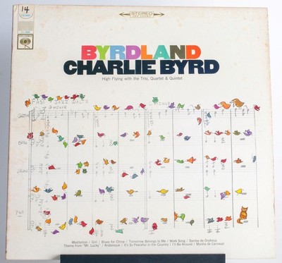Dealer Dave Record CHARLIE BYRD, BIRDLAND, TRIO, QUINTET, SEXT 1966, VG/VG (176)