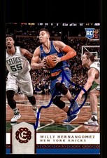 Signed Basketball Card Auto Willy Hernangomez 2016-17 Panini Excalibur #117