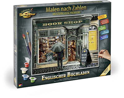Schipper Malen nach Zahlen Master Class 40x50cm Englischer Buchladen 609130897