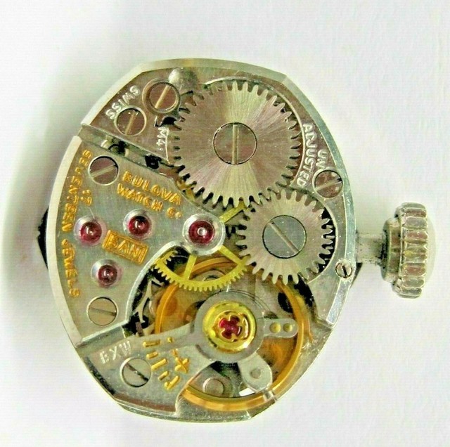 Antique Ladies Bulova Watch Movement 17 jewels. 15.5 x 13 mm 5AN ^ eBay