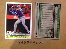 Troy Tulowitzki #136 Blau Jays / Cal St 2016 Topps Archive 1979 5x7 # Ed / 49