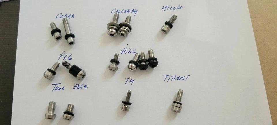 Replacement ADAPTER SCREW Cobra Callaway Mizuno,PXG,Ping, Taylormade ,Titleist