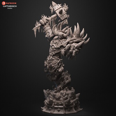 Figurine de Ragnaros, World of Warcraft, Impression 3D Wow