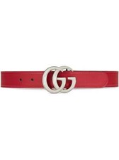 NWT NEW Gucci girls boys GG buckle belt red pink gold black or blue S M L 432707