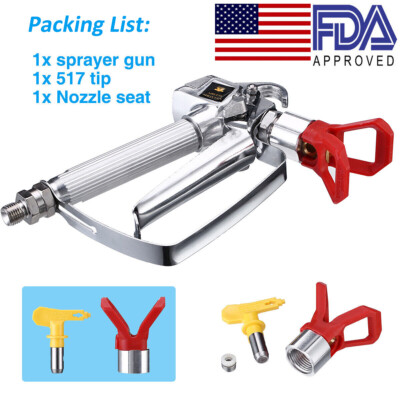 For Wagner Sprayers 3600PSI Airless Paint Spray Gun w/ Tip&Tip Guard Sprayers US