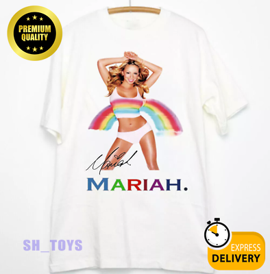 New Mariah Carey Rainbow T-Shirt White S-5XL | eBay