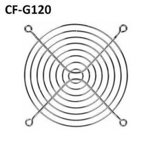 Chrome Metal Fan Guard/Grill for 120mm 4.72 inch CPU Fan, CablesOnline CF-G120