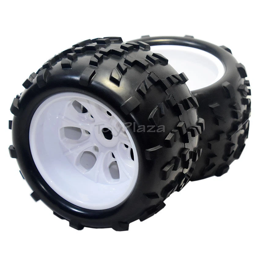 HSP 62012 Wheel Complete 62010 62011 White Hub 2pcs for 1/8 RC Model Buggy Truck - Image 2 of 4