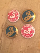 Brooklyn Brewery Collector Set of 4 Pins Badges Beer Ale Lager Breweriana 