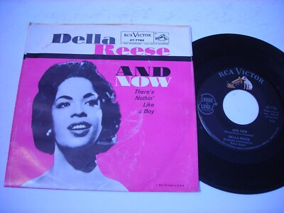 w PICTURE SLEEVE Della Reese And Now / Nothin' Like a Boy 1960 Mono 45rpm VG++