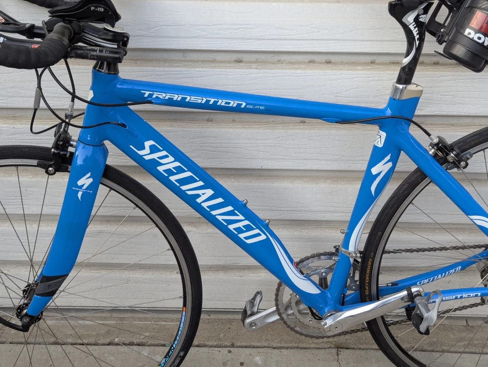 Specialized Transition Elite 56 厘米 铁人三项 公路自行车 洛杉矶 拾货 — 第 2/4 张图片