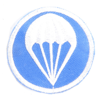 U.S. WWII Garrison Cap Badge Patch- Paratrooper Infantry