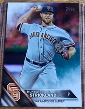 2016 Topps Series One  #196 Hunter Strickland San Francisco Giants MLB Baseball