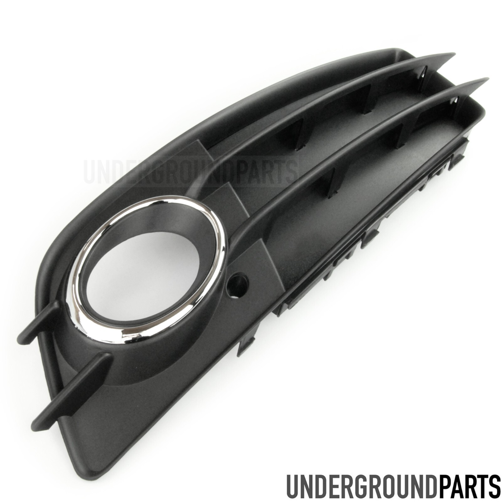 AUDI A4 B8 SLINE CHROME FRONT FOG LIGHT COVER BUMPER GRILLE RIGHT DRIVERS SIDE