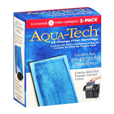x3 AQUA-TECH 20-40 30-60 EZ-Change FILTER CARTRIDGE #3 Aquarium Carbon NiB NEW
