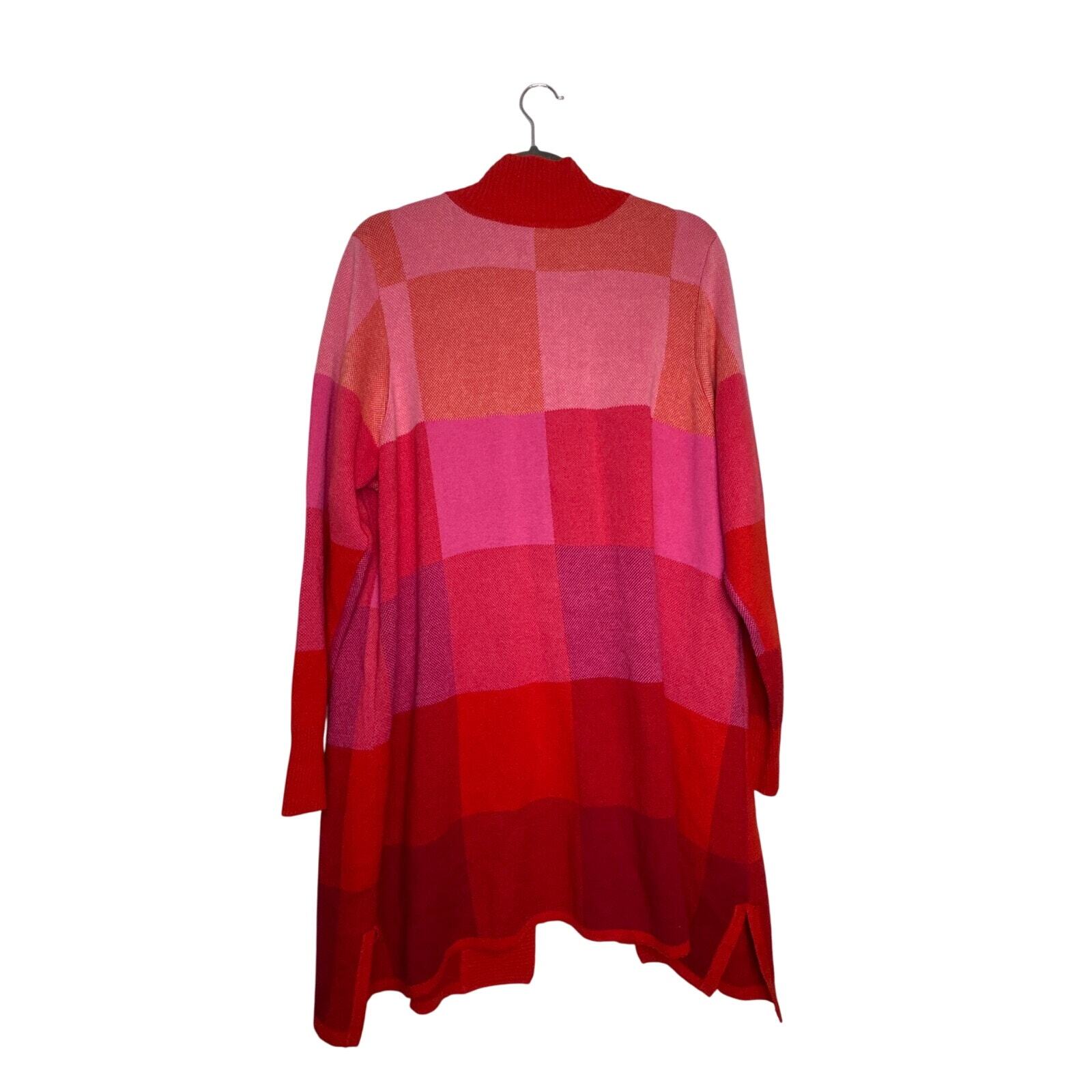 Isaac Mizrahi Live! Jacquard Long Cardigan - image 2