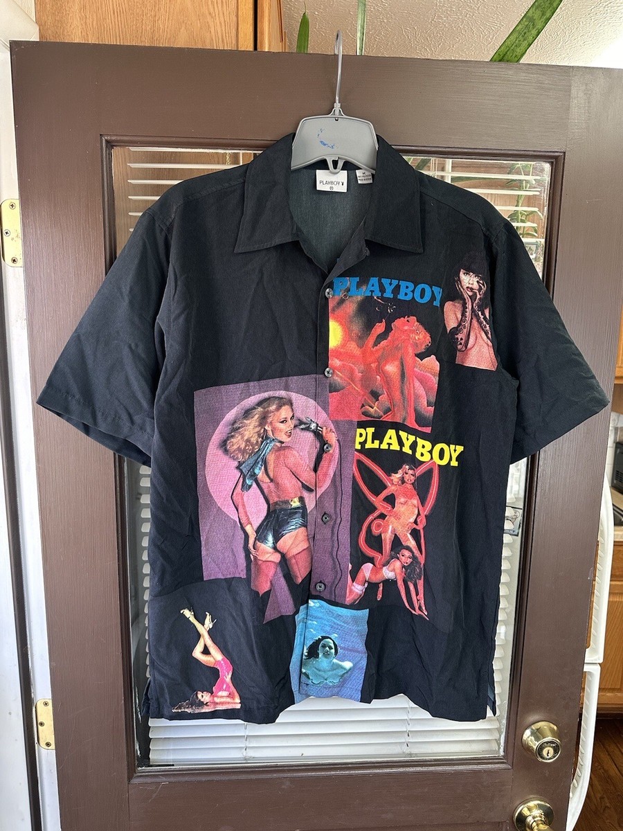 Vintage Playboy Button Up Shirt Down Centerfold Magazine Vintage Playboy Button Up Shirt Down Centerfold Magazine