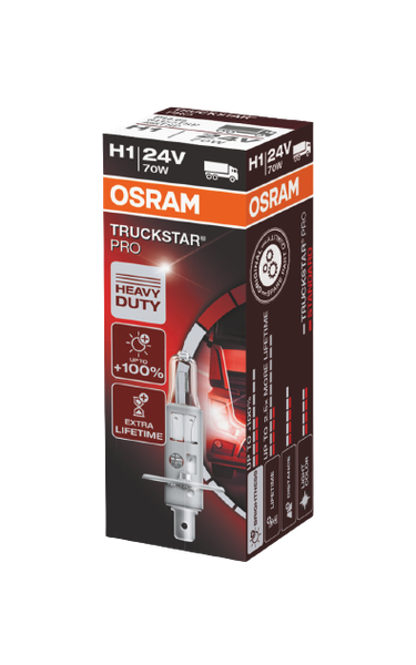 H1 64155TSP (Single Birne) P14,5S. Osram 24V 70W-image