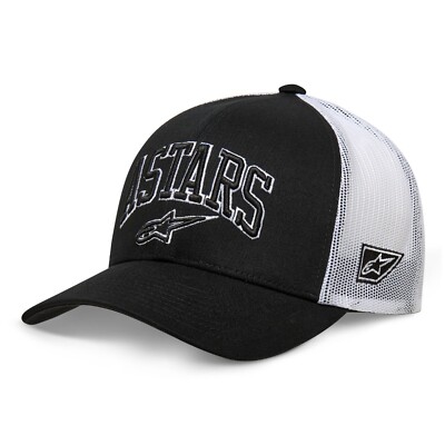 Alpinestars Dunker Trucker Snap Back Cap Twill Genuine Alpinestars Cap
