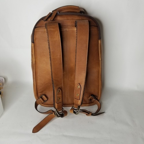 KORCHMAR - Lewis - Luxus klassischer Lederrucksack - braun - Bild 4 von 15