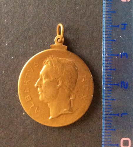 Belgique - Albert Ier - Médaille pour 100 ans du Régiment des Grenadiers 1937 - Afbeelding 1 van 2