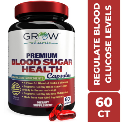 Blood Balance Advanced Formula Cholesterol Blood Sugar Lower Support Supplement