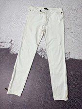 Roberto Cavalli vintage white zipper casual classic pants