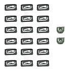 <!--F#f_0--> WB HOLDEN STATESMAN REAR WINDOW MOULDING CLIPS <!--F/-->