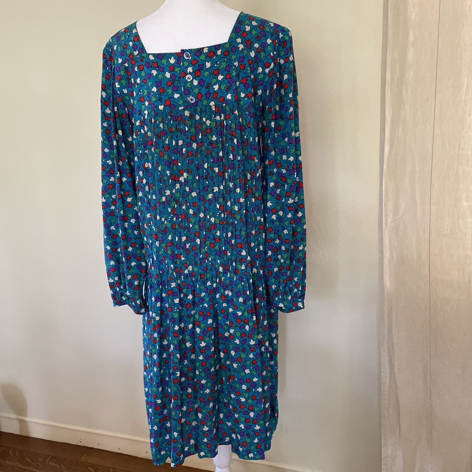 Abito di seta Yves Saint Laurent Rive Gauche anni '80