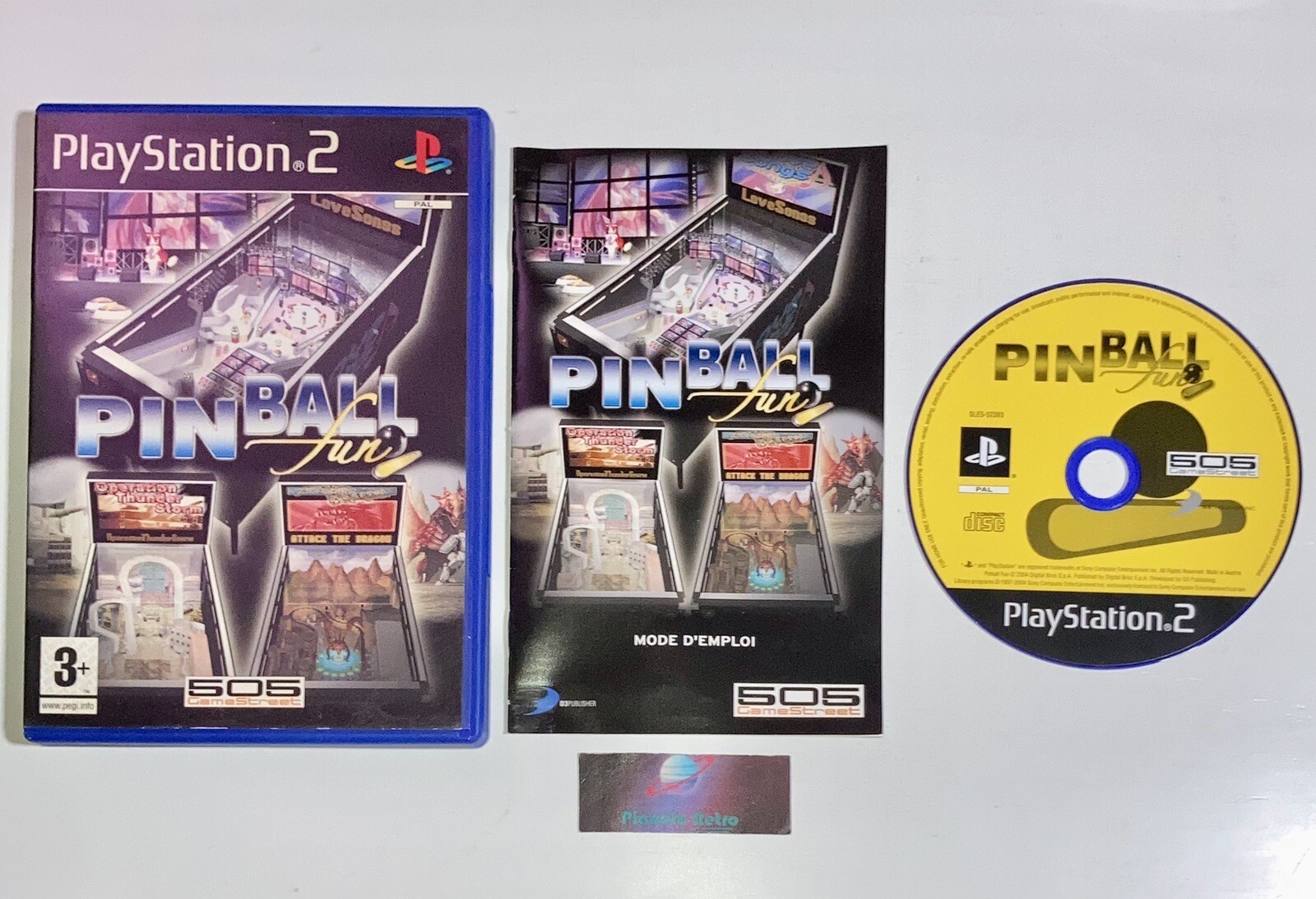 Pinball Fun - Jeu PS2 Complet PAL VF Sony