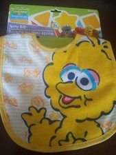 Terry Bib Sesame Street Big Bird 0+ Month 