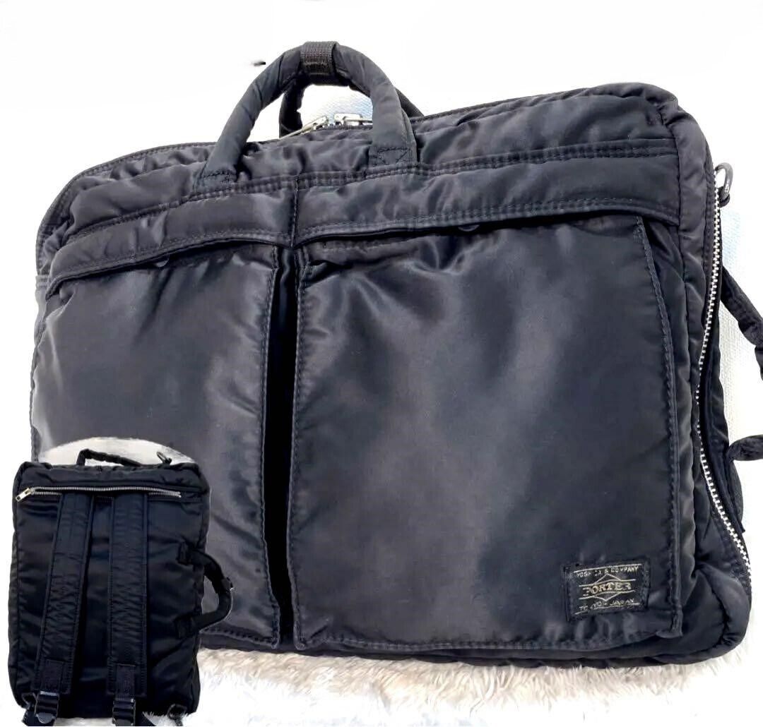 Porter Tanker 3Way Briefcase Black From Japan Used | eBay Porter Tanker 3Way Briefcase Black From Japan Used | eBay