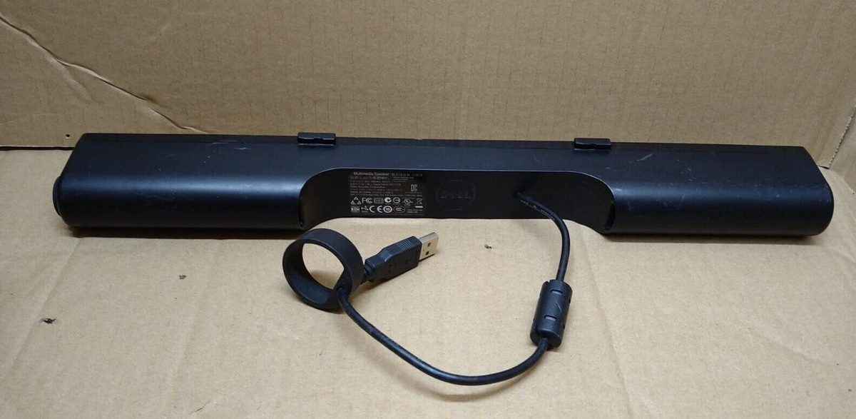 Dell AC511 USB Wired Stereo Sound Bar - Black 5397063566587 | eBay