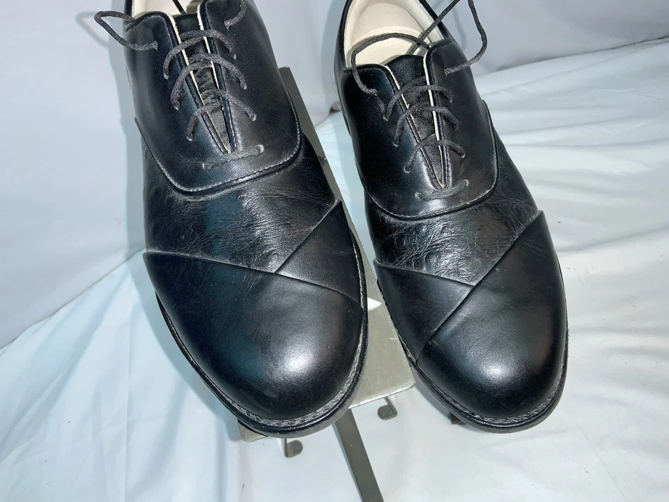 Zapatos de golf FootJoy Europa talla 7,5 M para mujer cuero negro estampado tortuga YGI J1S-71 Foto 4 de 4