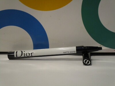 CHRISTIAN DIOR ~ DIORSHOW WATERPROOF LINER ~ # 001 MATTE WHITE ~ 0.01 OZ