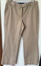 Women  s Lands End tan size 10 chino pants