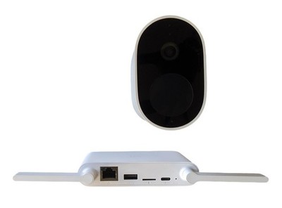 Xiaomi Mi Wireless Outdoor Sicherheitskamera 1080p Set Überwachungskamera Weiß