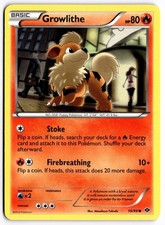 Pokemon TCG Growlithe (10) 10/99 Next Destinies Common LP on eBay