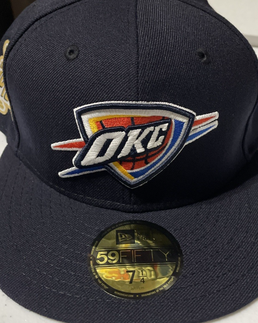 Oklahoma City Thunder New Era 59Fifty NBA Championship Hat Cap