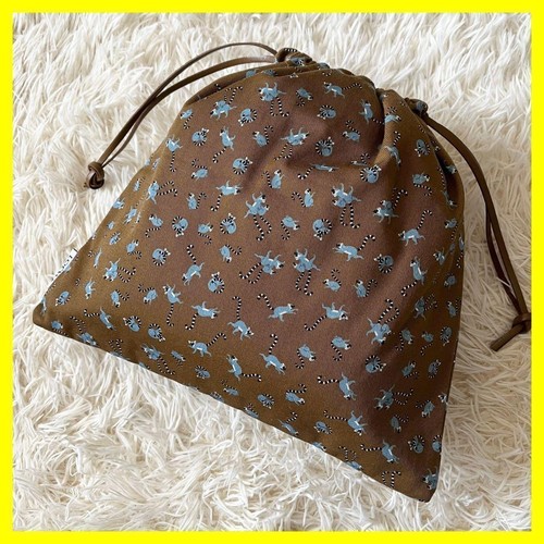 LOEWE Snafjita Drawstring Pouch Bag in Bag Japan