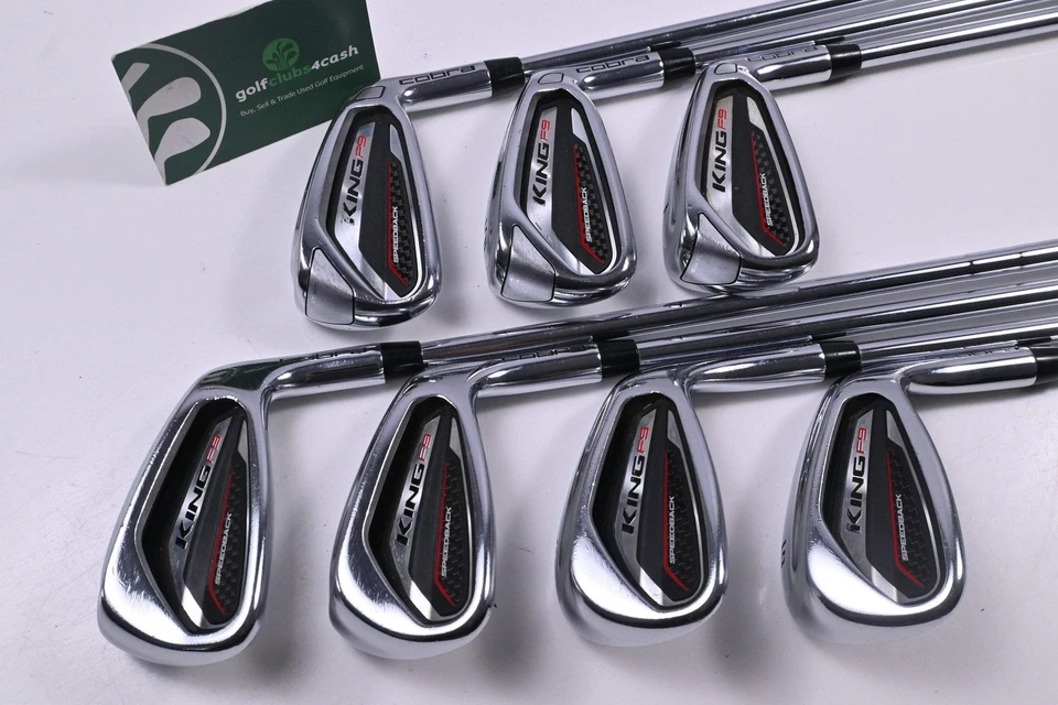Cobra King F9 Irons / 5-PW+GW / Regular Flex KBS Tour 90 Shafts - Image 2 of 4