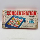 VINTAGE Concentration Game 15th Edition 99% COMPLETE Milton Bradley 1970 TV Show