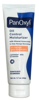 PanOxyl Oil Control Moisturizer 1.7oz SPF 30 Mineral Sunscreen Exp 9/27