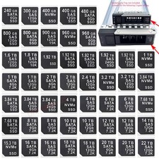 20-pcs For DELL G14 G15 DXD9H X7K8W Caddy Adhesive Stickers Labels HDD Stickers